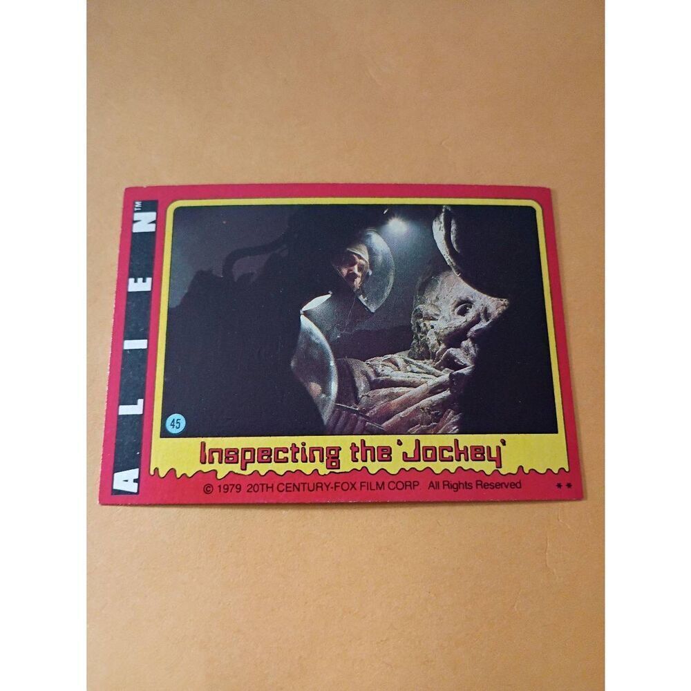 Vintage Collectible 1979 Alien Trading Card #45 20th Century Fox Raw Ungraded